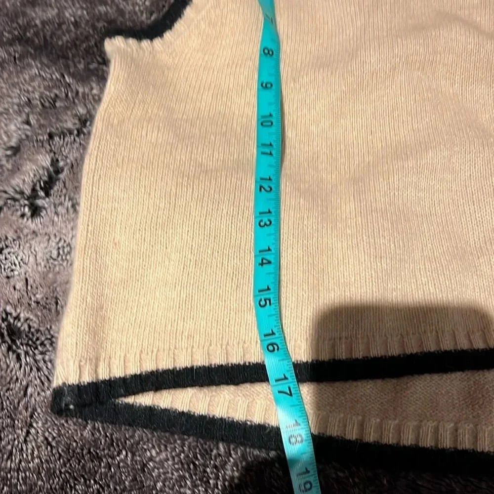 LE EQUIPE WOOL  KNIT VEST SZ M - Picture 7 of 9